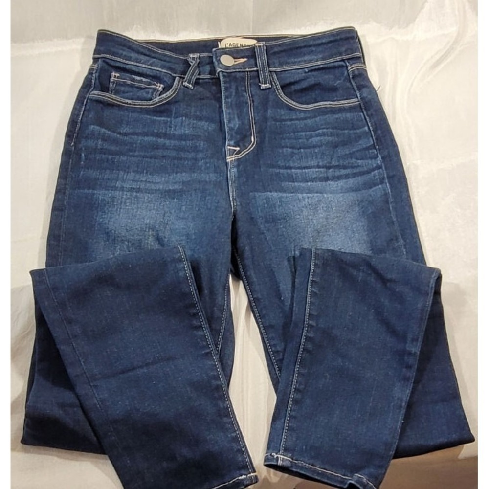 L'Agence Women's Monique Ultra High Rise Skinny Jeans - Haute - Sz 23